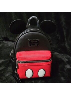 Loungefly Disney Mickey Mouse Suit Signature Mini Backpack